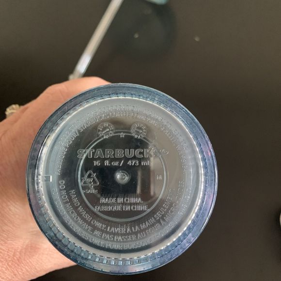 Starbucks Spring 2022 Mermaid Iridescent Holographic Wave Cold Cup Tumbler 16oz - Picture 6 of 8